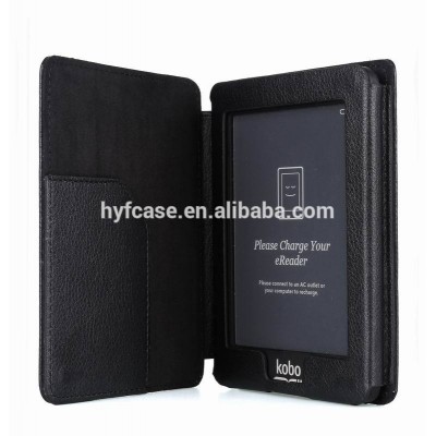 Flip Book Cover Leather Case for Kobo eReader,PU Leather Stand Case Cover For kobo