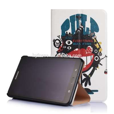 For Samsung Tab A 7.0 T280/T285 Leather Case Cover Color Painting Flip Stand Leather Cover Case for Samsung tablet