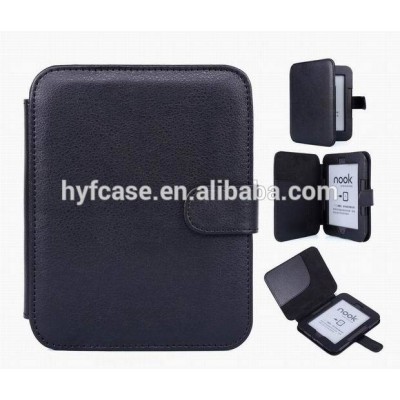 for Nook Touch pu leather case,lightweight various colors available prefect design for nook case