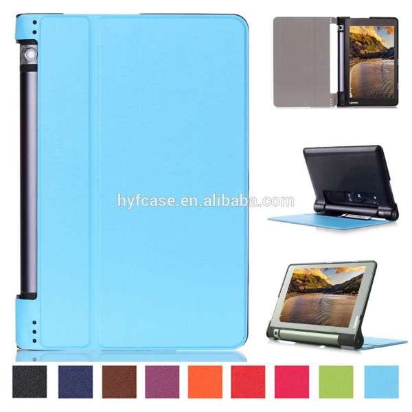 for Lenovo yoga tab3 850F case, book style leather flip case for Lenovo yoga tab3 850F