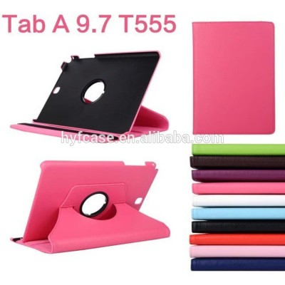 Luxury Tablet Cover Case For Samsung Galaxy Tab A 9.7 inch SM-T550 T555 Leather Flip 360 Rotating